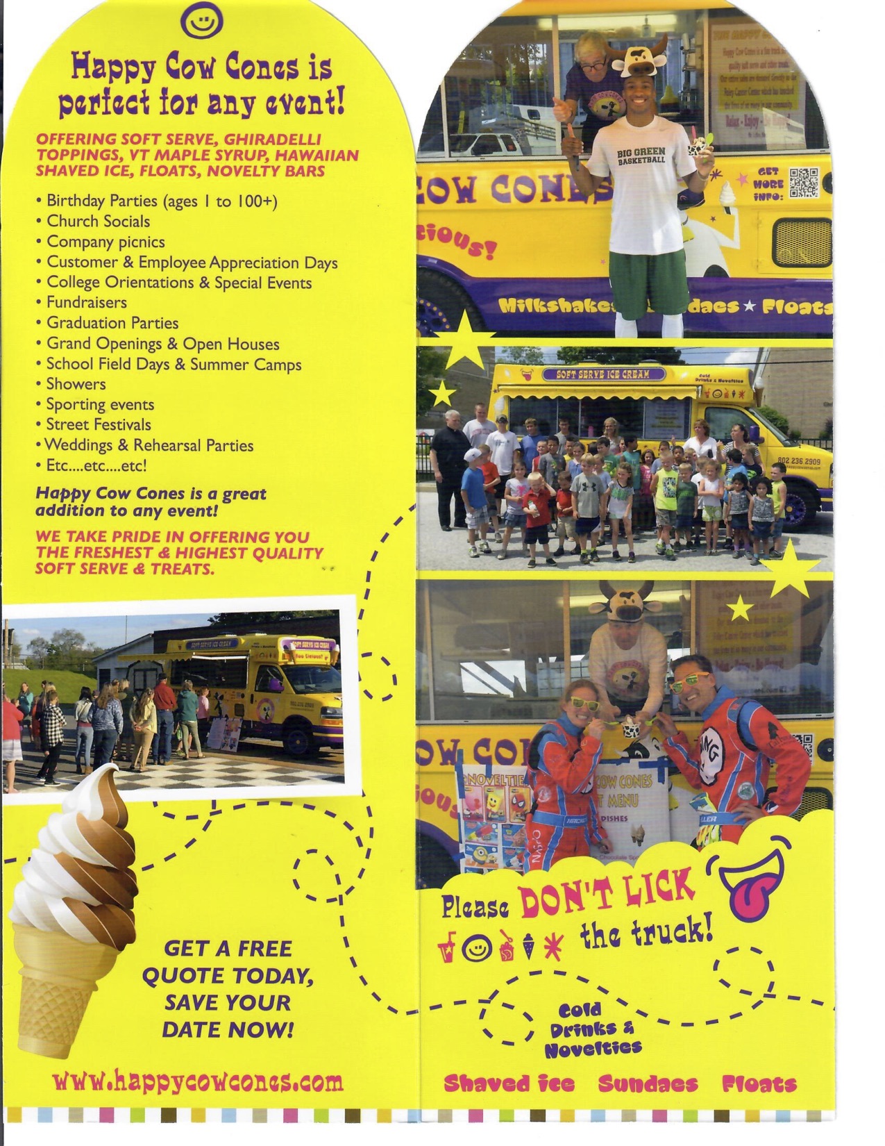 Foley Happy Cow Cones brochure