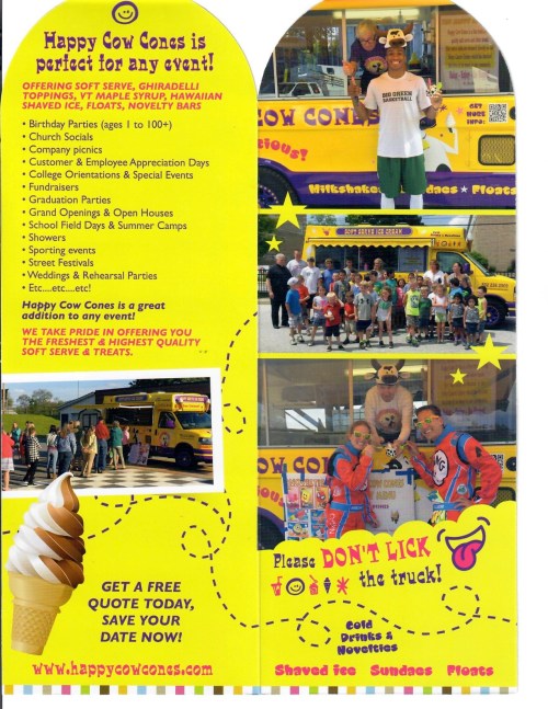 Foley Happy Cow Cones brochure